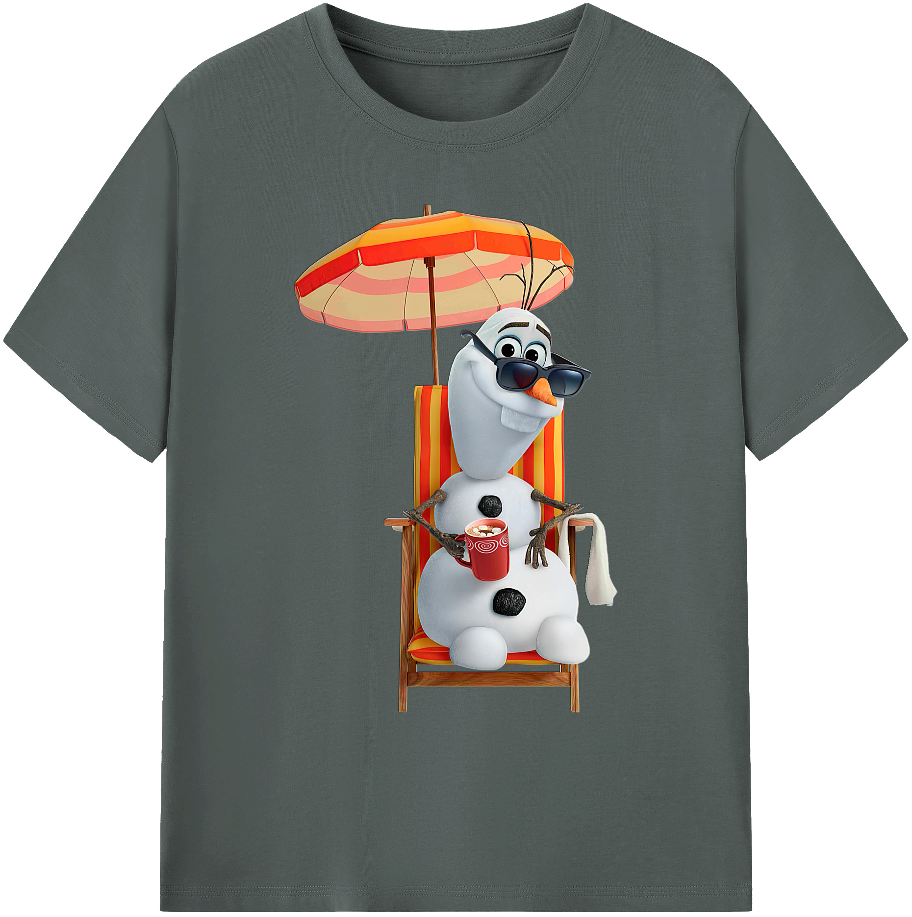 （画像用） アナと雪の女王 アンナ エルサ Frozen Anna Elsa 綿100％ メンズ半袖Tシャツ｜肌触りやわらか＆通気性